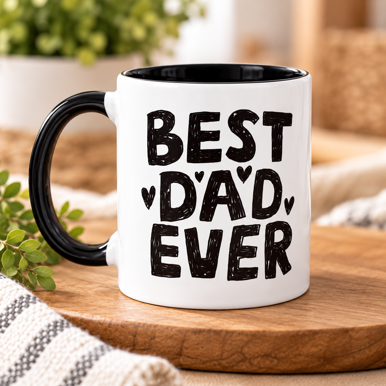 Best Dad Ever 🤎 11 oz Ceramic Mug