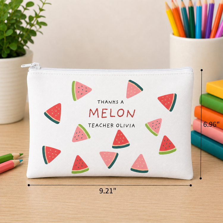 Thanks a Melon - Essentials Pouch (Customizable Name & Title)