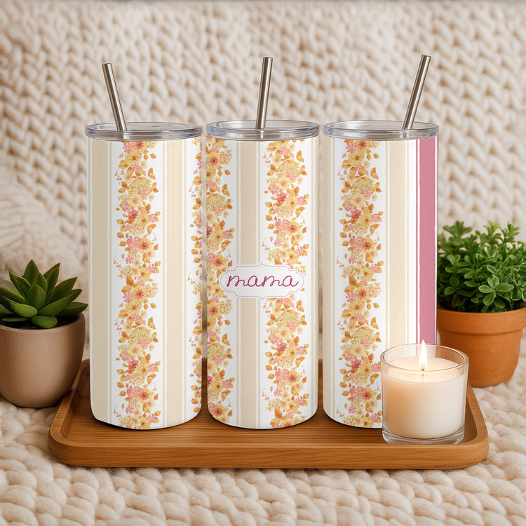 Cozy Mama – 20 oz Lightweight Stainless Steel Tumbler