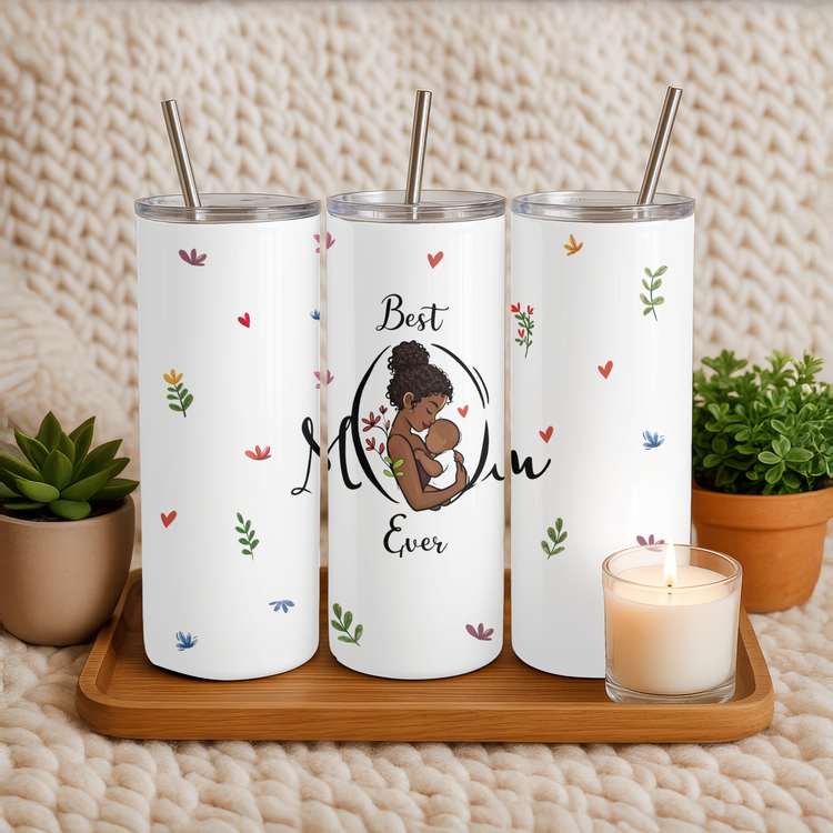 Best Mom Ever (Style A) – 20 oz Lightweight Stainless Steel Tumbler