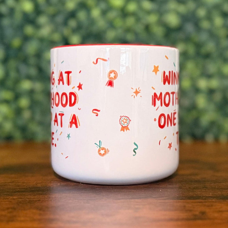Winning at Motherhood – 14 oz Ceramic Mug