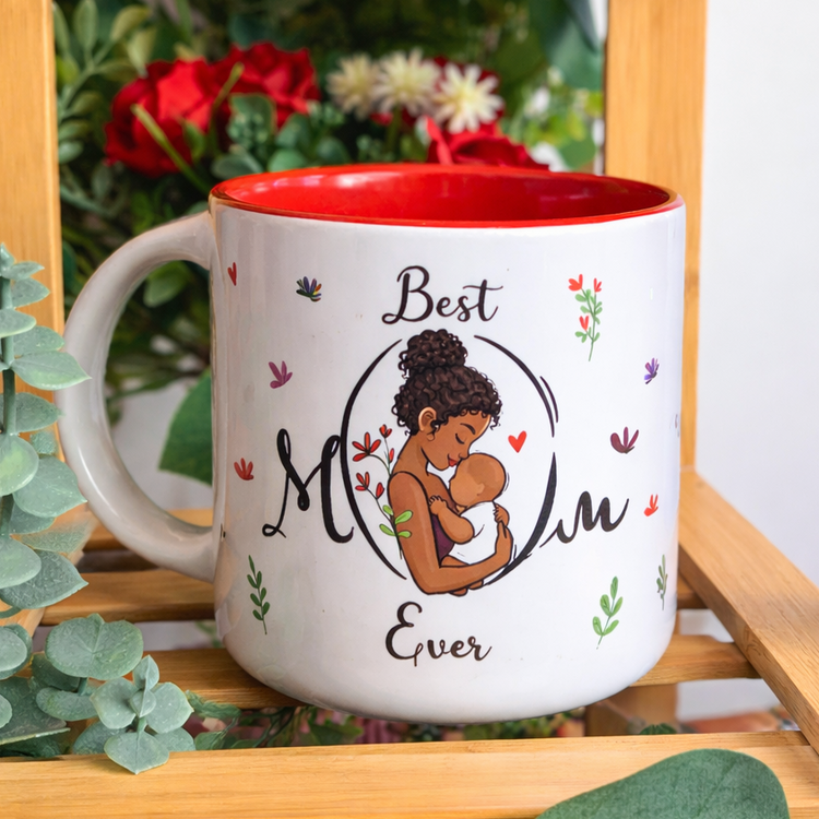 Best Mom Ever – 14 oz Ceramic Mug (Style A)