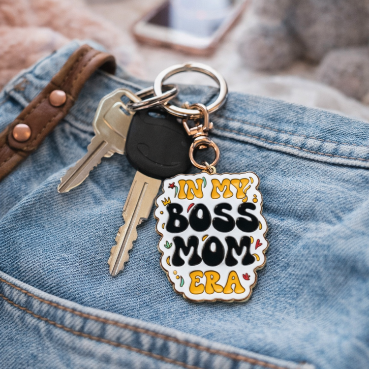 In My Boss Mom Era – Keychain