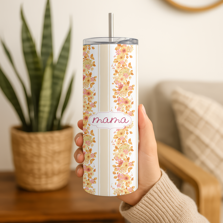 Cozy Mama – 20 oz Lightweight Stainless Steel Tumbler