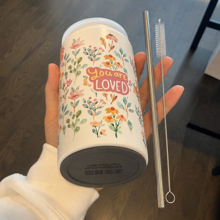 You are Loved - 16 oz Colored Stainless Steel Tumbler