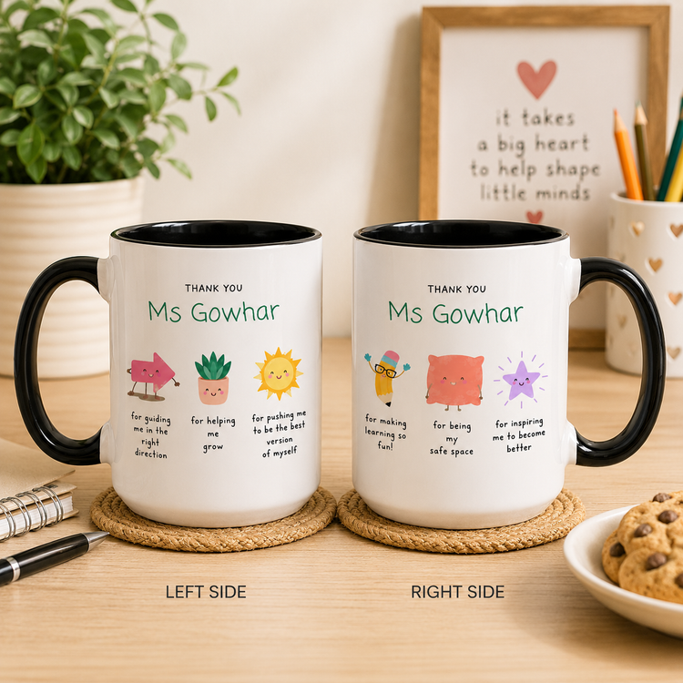 Thank You for Helping Me Grow – 15 oz Ceramic Mug (Customizable Name & Title)