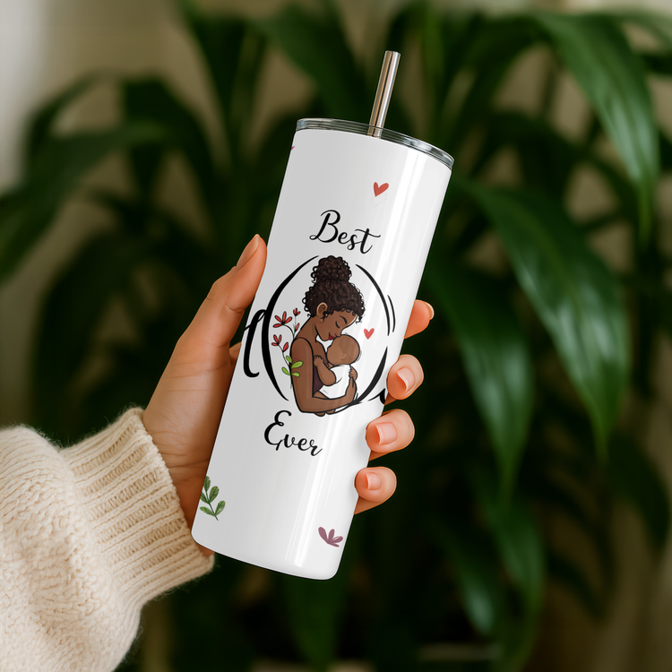 Best Mom Ever (Style A) – 20 oz Lightweight Stainless Steel Tumbler