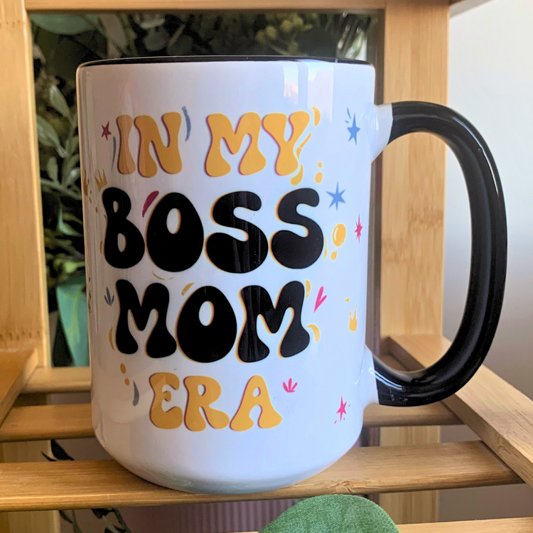 In My Boss Mom Era – 15 oz Ceramic Mug