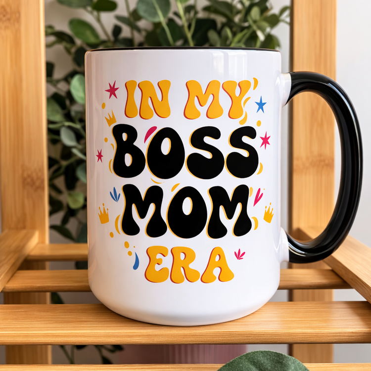 In My Boss Mom Era – 15 oz Ceramic Mug