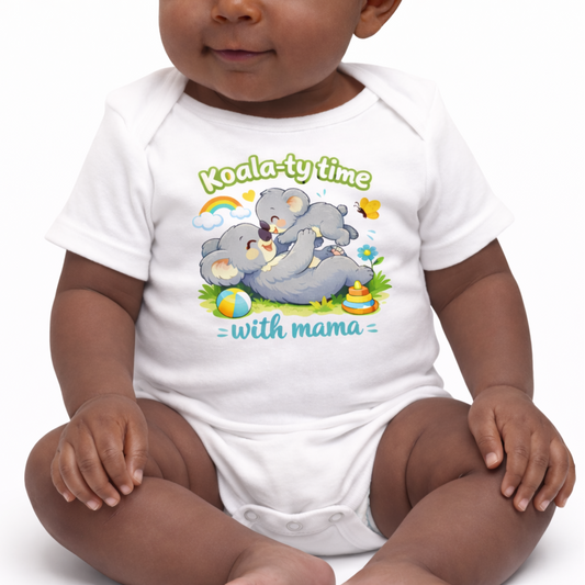 🐨 Koala-ty time with mama – Baby Bodysuit