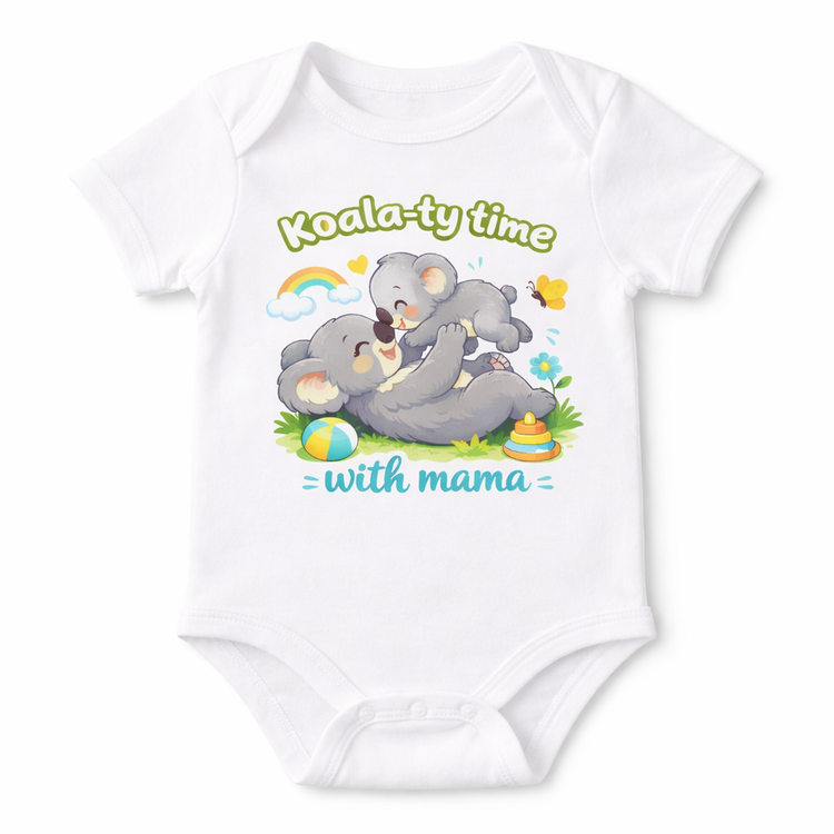 🐨 Koala-ty time with mama – Baby Bodysuit
